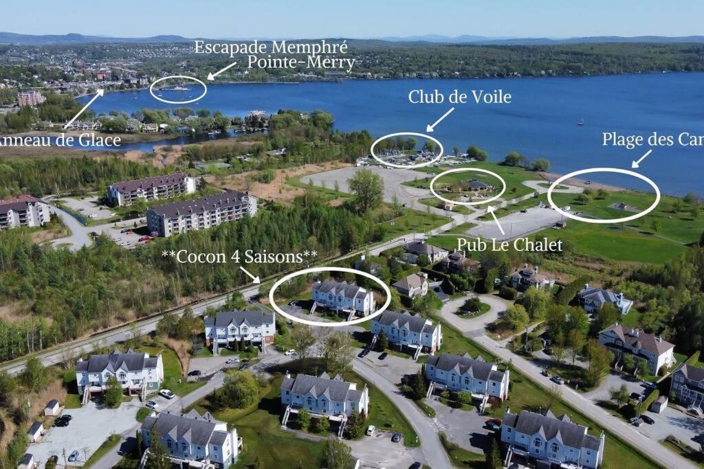 *Nouveaute* Foyer Au Bois, Plage, Montagne Et + Magog Buitenkant foto